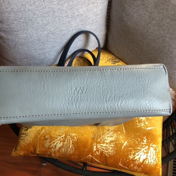 Matt & Nat Vegan Leather Light Blue Shoulder Tote - Picture 7 of 7